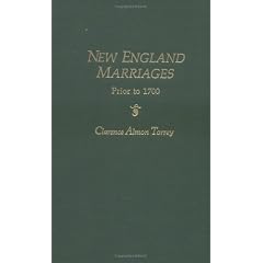 New England Marriages Prior to 1700