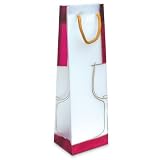 Golden Vintage Translucent Wine Bottle Gift Bag