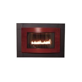 ProCom Wall-Mounted Dual Fuel Vent-Free Fireplace - 20,000 BTU, Cherry, Model# RD-C