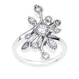 14k White Gold Diamond Right Hand Ring (H/I1, 1/2 ct. tw.)