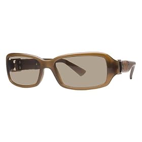 FENDI FS446 216 LIGHT BROWN PLASTIC SUNGLASSES