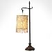 Table Lamp with Bead-Fringed Fabric Shade