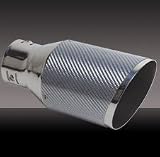 Pilot Motorsports PM-598S S.S. Bolt-On Tip w/ Silver Carbon Fiber Sleeve
