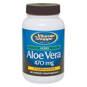 Vitamin Shoppe - Aloe Vera, 470 mg, 300 capsules