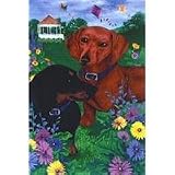 Dachshund Garden Flag by GR8 Dogs (Multi , 12a x 18a )