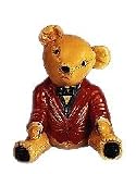Eigenschaften   / Lustige Teddy Figur für Innen & Aussen - HANDBEMALT