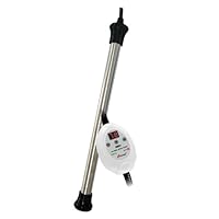 Finnex 300-Watt Hang-On Digital Controller Aquarium Heater, Titanium Tube, 80 to 100-Gallon