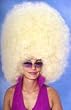 Adult Super Size Blonde Afro