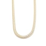 Brass Chain 07 Silver Plated 2.6mm Snake Removable End Necklace Thick for Pendants