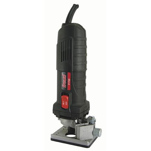 Freud FT750TP 750-Watt Laminate Trimmer With included FT1040 Offset Base and the FT1030 Angle Base and Carrying Case.