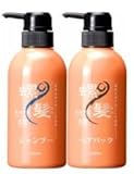 業界初！話題の原料、リピジュアをプラス≪ネアーム螺髪：輝シャンプー＆ヘアパックセット≫内容量/各350ml（日本製）おしゃれなブラウン