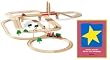 BRIO 33161 Wooden Road & Railway System: Rail & Road Tub Set