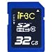 32GB SD Class 10 IF3C Professional High Speed Memory Card SDHC 32G (32 Gigabyte) Memory Card for Canon Digital Camera EOS Rebel T1i T2i EF-S 60D 450D 500D 550D 1000D XS XSi with custom formatting