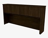 Hutch for Credenza in Chocolate - Prestige Plus - Bestar Office Furniture - ....