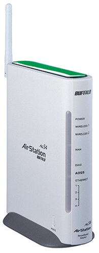 BUFFALO WER-AM54G54 IEEE802.11a/g同時 無線LANルータ