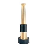 Orbit Lawn and Garden 5-Inch Brass Sweeper with On Off Hose Spray Nozzle #58239 by Orbit