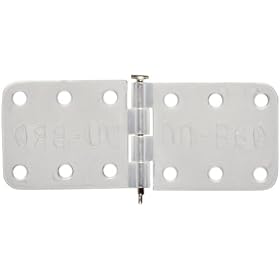 Du-Bro 118 7/16" x 1-1/8" Small Nylon Hinge (6-Pack)