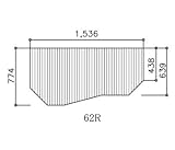 トクラス　バスルーム用巻きフタ（６２Ｒ）【HFFMADW1AX】　[GFFMADW1AX]　同等品　浴室