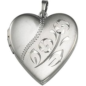 Sterling Silver Heart Shaped Locket