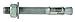 Powers Fastening Innovations 07323 Power-Stud 1/2-Inch by 4-1/2-Inch Type 304 Stainless Steel Wedge Expansion Anchor, 50 Per Box