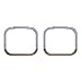 Ferreus Industries Polished Stainless Mirror Surround Trim fits: 2003-2009 Hummer H2 OTH-100-05