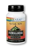 Ashwagandha Root Extract 470 mg 60 Capsules Solaray
