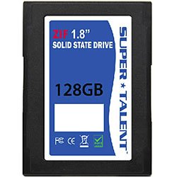 安いSUPERTALENT 1.8インチSSD ZIF接続 (MLC/ZIF) 128GB FZM28GW18P