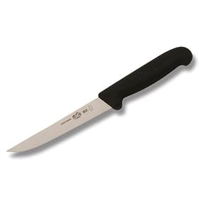 Buy Forschner Victorinox Fillet Knife, 6 in Straight, 1 1 8 in at Black Fibrox Handle Model 40714 by Victorinox