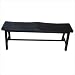 International Concepts BE46-27 Saddle Seat Bench Black