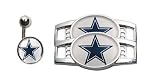 Dallas Cowboys Belly Ring/Shoe Thingz Charm Package