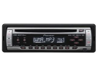 Pioneer DEH 2800 MP B MP3-CD-Tuner schwarz/ rot