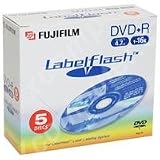 Review FUJIFILM 48213 / FUJIFILM Labelflash - 5 x DVD+R - 4.7 GB 16x - Labelflash - jewel case - storage media