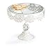 Beautiful White Pedestal Cake Stand For Weddings,Functions And Entertaining