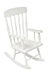 Spindel Rocking Chair in White Finish By Kidkraft Furniture