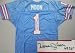 Warren Moon Autographed/Hand Signed Houston Oilers Jersey 49325