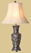 Asian Furniture & Home D&eacute;cor - 31" Sea Dragon Chinese Bronze Baluster Vase Oriental Table Lamp