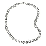 Sterling Silver Cable Chain Necklace 17"