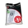 Hoover Style Y  Microfiltration Vacuum Bags with Closure, 3 Pack
