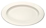 Mikasa Gothic Platinum 14-Inch Bone China Oval Platter