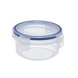 Emsa Clip and Close 8-Ounce Shallow Round Storage Container