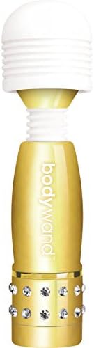 New Splashproof Bodywand Gold Edition w/ White Crystals Handle Magic Wand Massager + 4 oz Anti-Bacterial Spray Cleaner