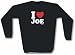 I HEART Love Joe Men's Sweat Shirt XXXL-Black