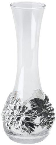 Arthur Court Grape Teardrop Bud Vase, 8-1/2 Inch