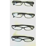 Tuff Plastic Frame 4-Pak Readers- Keep A Spare Pair Everywhere! 1.75 Strength, by American Reading Glasses