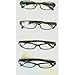 Tuff Plastic Frame 4-Pak Readers- Keep A Spare Pair Everywhere! 1.00 Strength, by American Reading Glasses