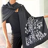 Silk batik scarf, 'Underwater Fantasy'