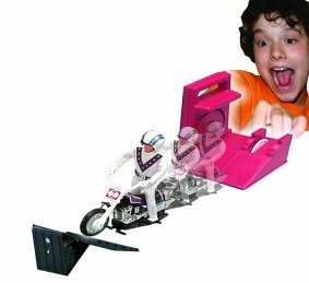 Childrens Toyshop  Toys : Evel Knievel Deluxe Dare Devil Stunt Set