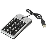 Optical USB Mouse W/ Tenkey Pad And Large Numbers
