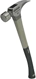 Stiletto Ti16SC-P Ti 16 Smooth Face Hammer with a Curved 18 Poly-Fiberglass  Handle with an AirGrip