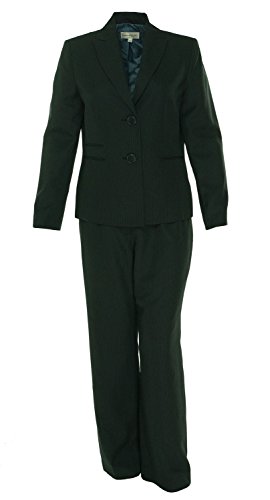 Evan Picone Women's Pinstriped Park Avenue Pant Suit